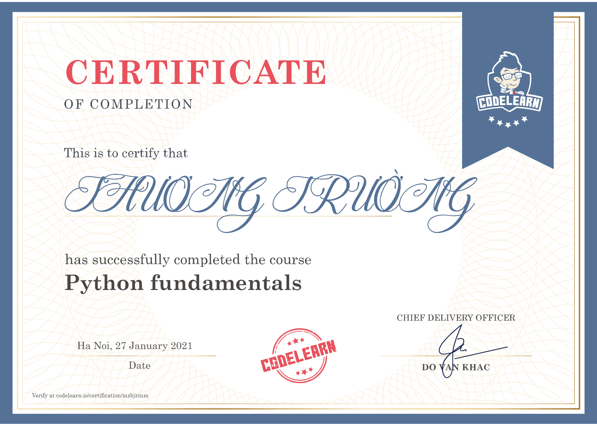Python fundamentals