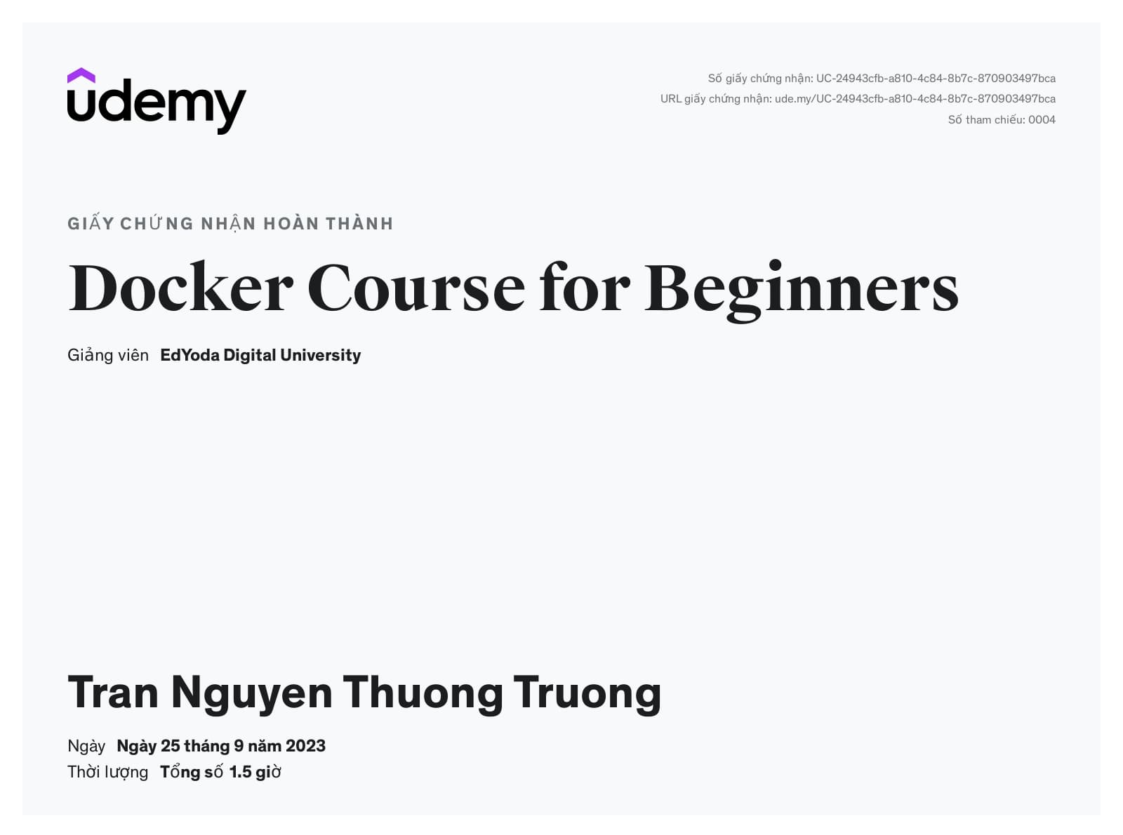 Docker course for beginers